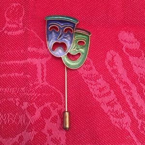 Comedy/Tragedy Stick Pin 🎭